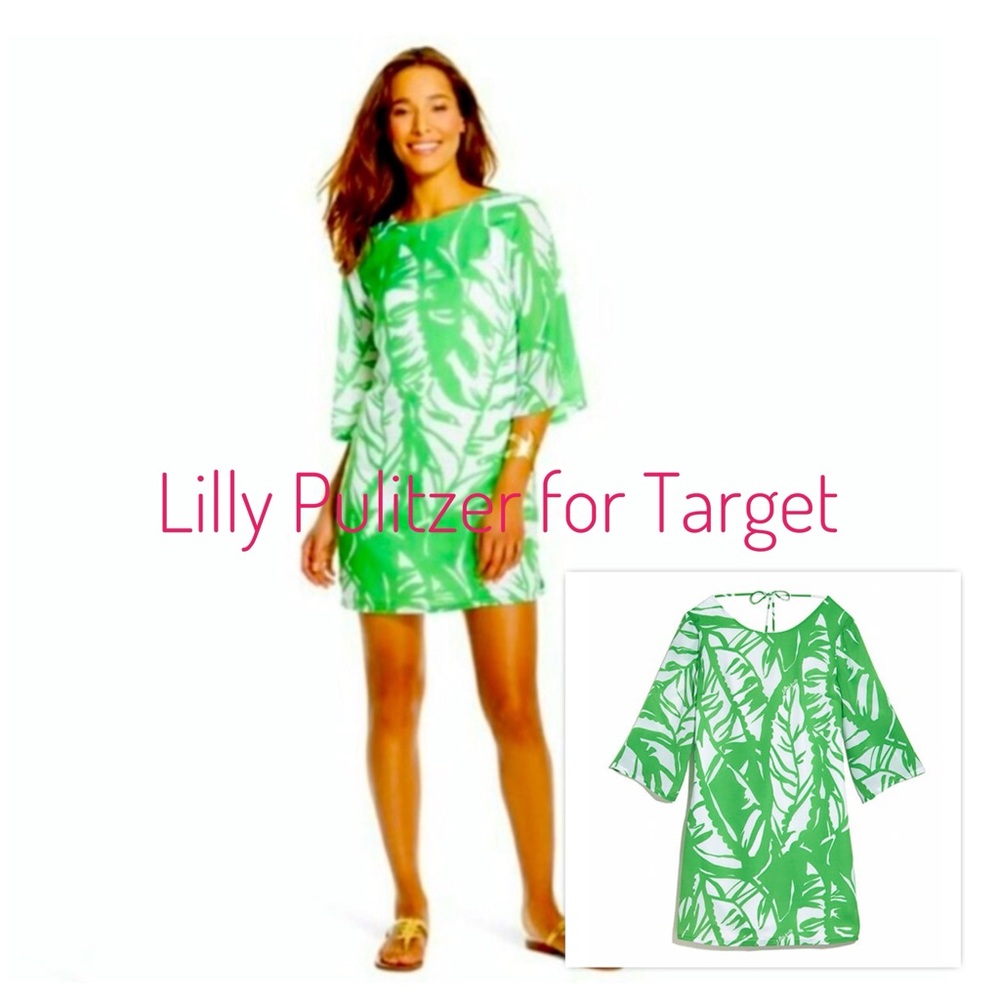 LILLY PULITZER for TARGET Satin Trapeze DRESS *Boom Boom Print*